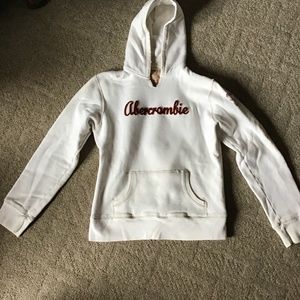 Women’s Abercrombie & Fitch Hoodie, size small, off white color